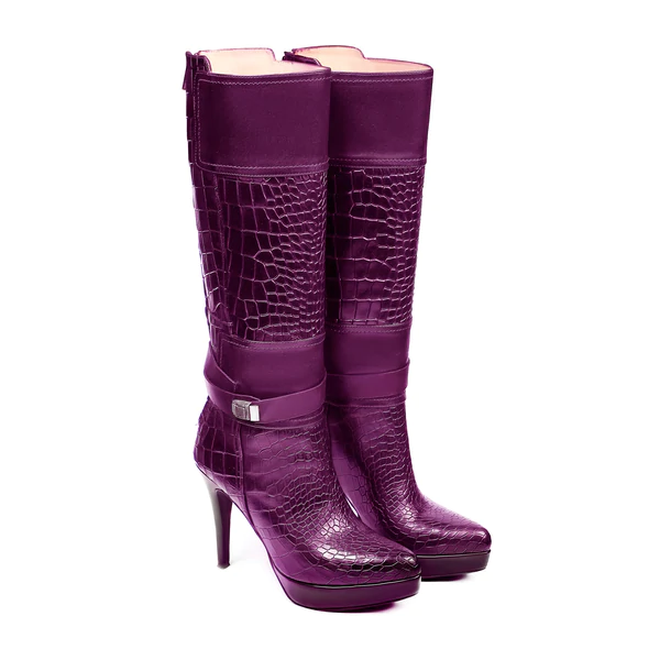 Women's Leather Boots & Booties LB-015 | Ankle Knee | High Heeled Boots
